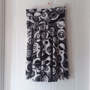 Black and White Skirt
